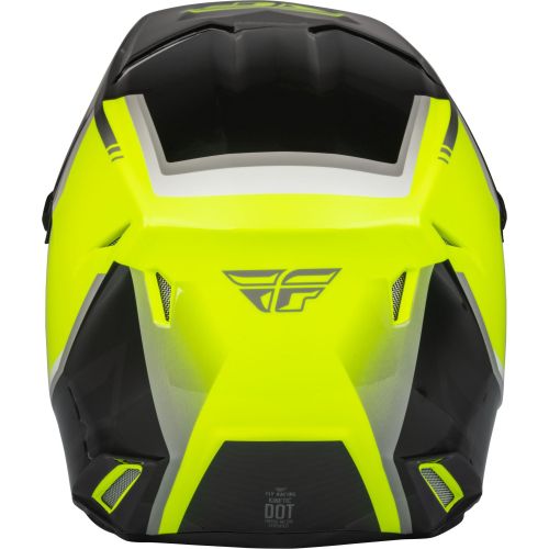 CASQUE FLY KINETIC VISION JAUNE FLUO/NOIR