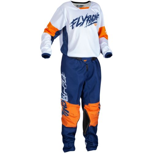 PANTALON FLY KINETIC KHAOS BLANC/NAVY/ORANGE