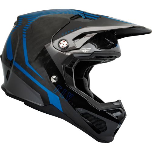 CASQUE FLY FORMULA CARBONE TRACER BLEU/NOIR