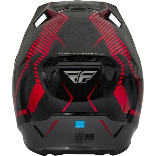 CASQUE FLY FORMULA CARBONE TRACER ROUGE/NOIR