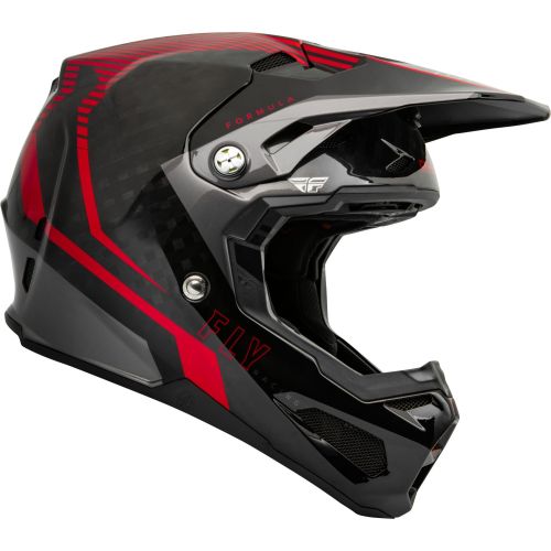 CASQUE FLY FORMULA CARBONE TRACER ROUGE/NOIR