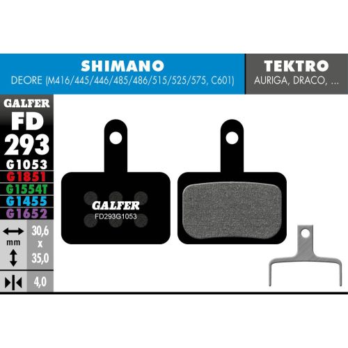 BOX ATELIER GALFER STANDARD SHIMANO DEORE (B03S)