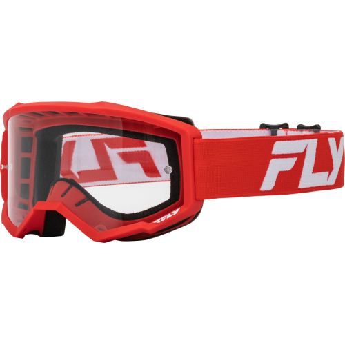 MASQUE FLY FOCUS ROUGE/BLANC