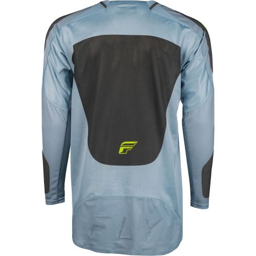 MAILLOT FLY EVO ICE GREY/CHARCOAL/NEON VERT