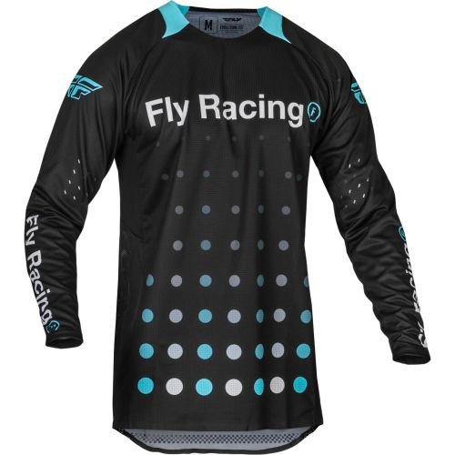 MAILLOT FLY EVO S.E. STROBE NOIR/BLEU ELECTRIQUE