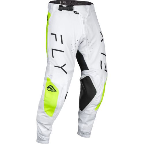 PANTALON FLY EVO BLANC/JAUNE FLUO