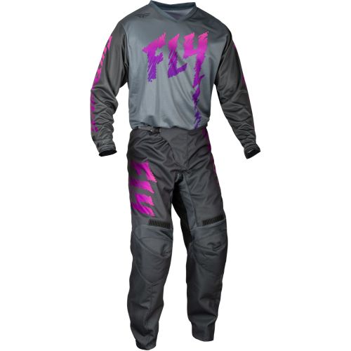 MAILLOT FLY F-16 GRIS/CHARCOAL/ROSE