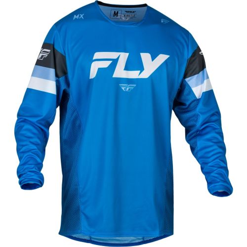 MAILLOT FLY KINETIC PRIX BLEU CLAIR/CHARCOAL/BLANC