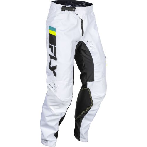 PANTALON FLY KINETIC PRIX BLANC/NOIR/JAUNE FLUO