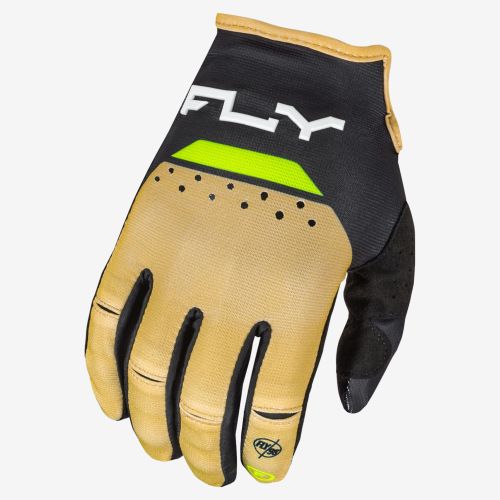 GANTS FLY KINETIC RELOAD KAKI/NOIR/JAUNE FLUO