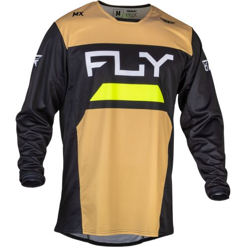 MAILLOT FLY KINETIC RELOAD KAKI/NOIR/JAUNE FLUO