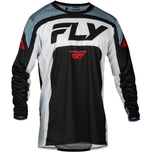 MAILLOT FLY LITE NOIR/BLANC/DENIM GREY