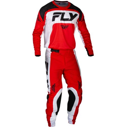 MAILLOT FLY LITE ROUGE/BLANC/NOIR
