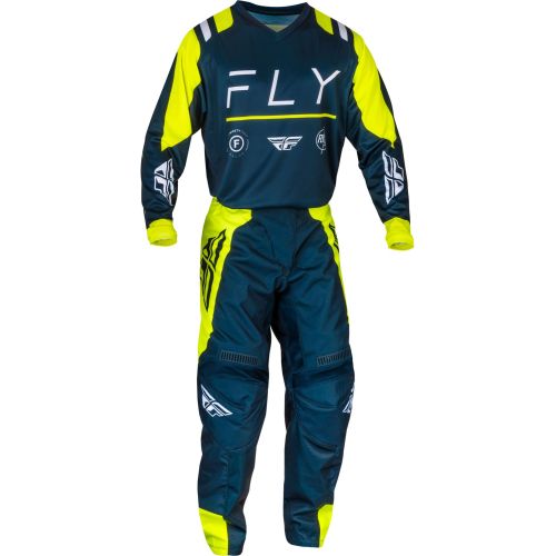 MAILLOT FLY F-16 NAVY/JAUNE FLUO/BLANC