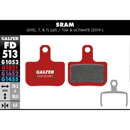 PLAQUETTES GALFER ADVANCED DEORE (B03S)