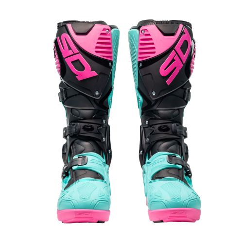 BOTTES SIDI CROSSFIRE 3 SRS NOIR/MINT/ROSE