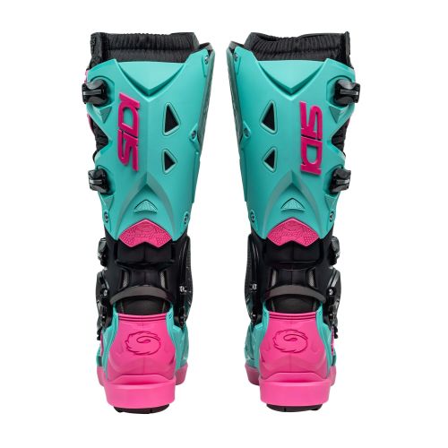 BOTTES SIDI CROSSFIRE 3 SRS NOIR/MINT/ROSE