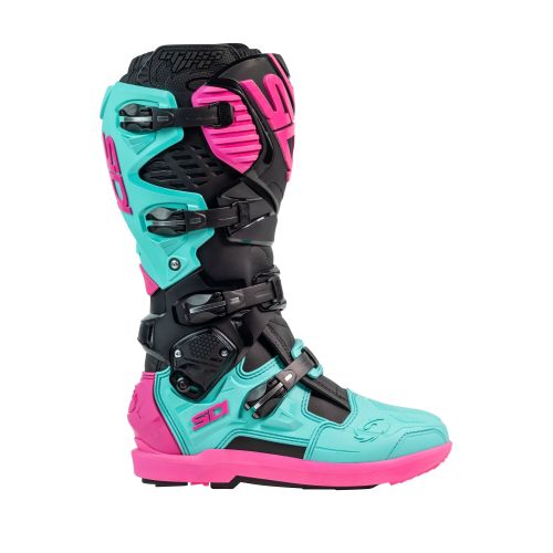 BOTTES SIDI CROSSFIRE 3 SRS NOIR/MINT/ROSE