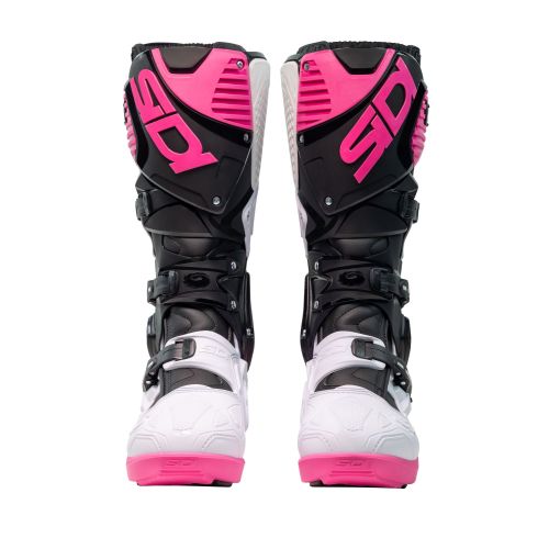 BOTTES SIDI CROSSFIRE 3 SRS NOIR/BLANC/ROSE