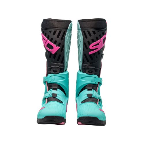 BOTTES SIDI CROSSAIR MINT/NOIR/ROSE