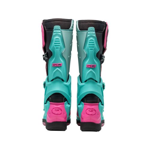 BOTTES SIDI CROSSAIR MINT/NOIR/ROSE