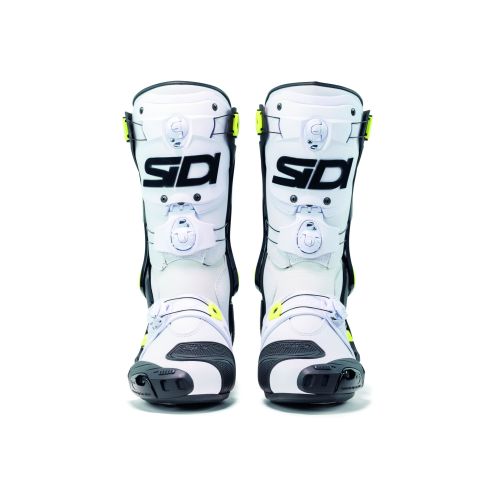 BOTTES SIDI REX BLANC/NOIR/JAUNE