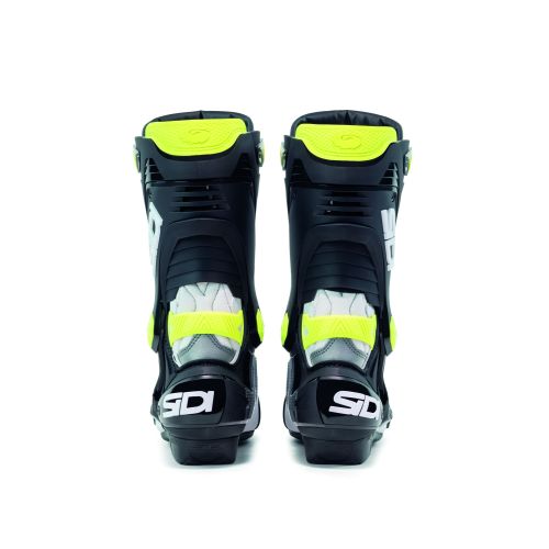 BOTTES SIDI REX BLANC/NOIR/JAUNE