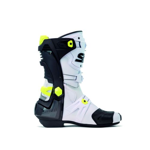 BOTTES SIDI REX BLANC/NOIR/JAUNE