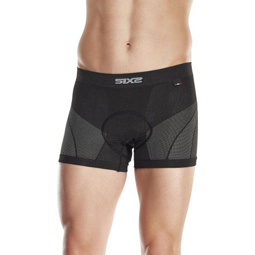 BOXER AVEC FOND SIXS BOX2 V2, BLACK CARBON