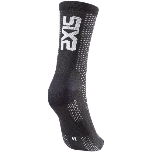 CHAUSSETTES SIXS SHORT LOGO V2, BLACK CARBON