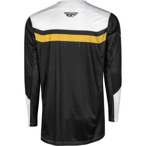 MAILLOT FLY RAYCE WHITE/BLACK/GOLD