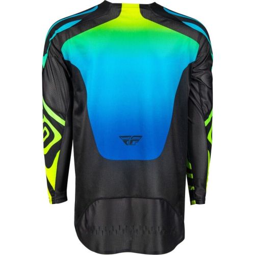 MAILLOT FLY EVO DST ZEN NOIR/BLEU/JAUNE