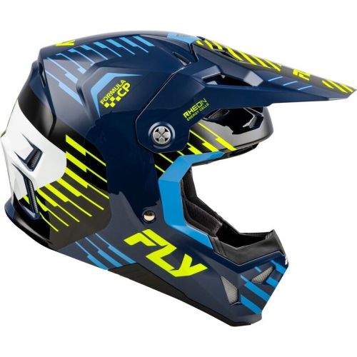 CASQUE FLY FORMULA CP SLICE NAVY/HI-VIS/BLANC