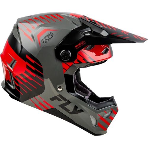 CASQUE FLY FORMULA CP SLICE GRIS/ROUGE/NOIR