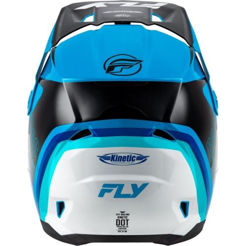 CASQUE FLY KINETIC RALLY BLEU/NOIR/BLANC