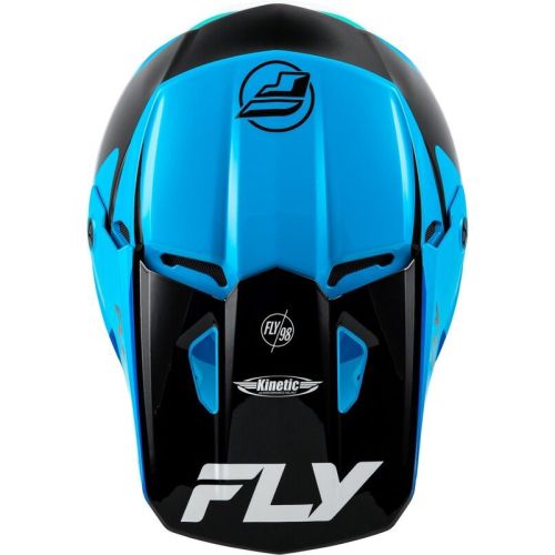 CASQUE FLY KINETIC RALLY BLEU/NOIR/BLANC