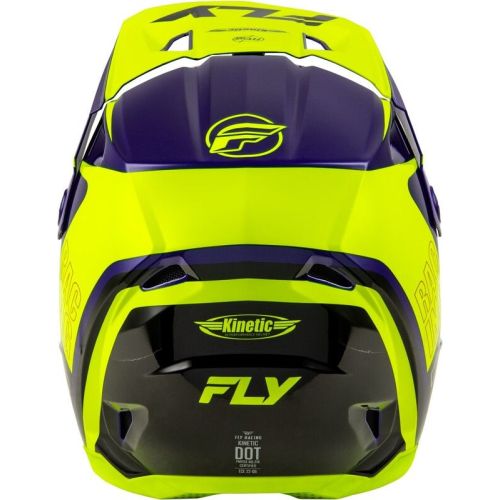 CASQUE FLY KINETIC RALLY HI-VIS/BLEU/NOIR