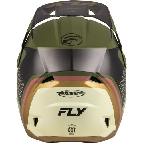 CASQUE FLY KINETIC RALLY MATT MOSS GRIS/KAKI/OFF-WHT