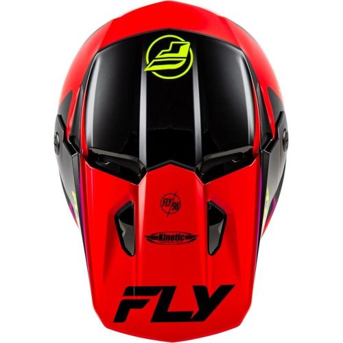 CASQUE FLY KINETIC RALLY ROUGE/NOIR/BLANC