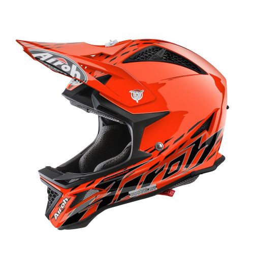 CASQUES AIROH FIGHTERS TRACE ORANGE GLOSS L