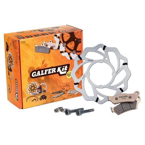 KIT DISQUE GALFER OVERSIZE WAVE FIXE GROOVE 260MM
