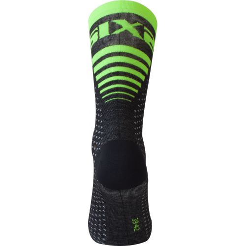CHAUSSETTES SIXS ARROW MERINOS, GREEN FLUO