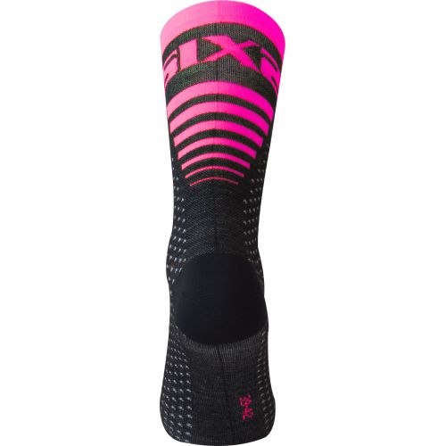 CHAUSSETTES SIXS ARROW MERINOS, PINK FLUO