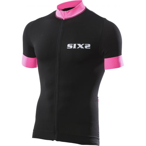 MAILLOT SIXS BIKE 3 STRIPES, NOIR ROSE