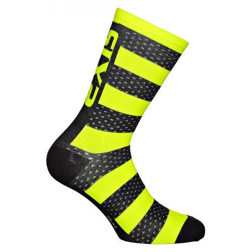 CHAUSSETTES SIXS LUXURY MERINOS, YELLOW FLUO