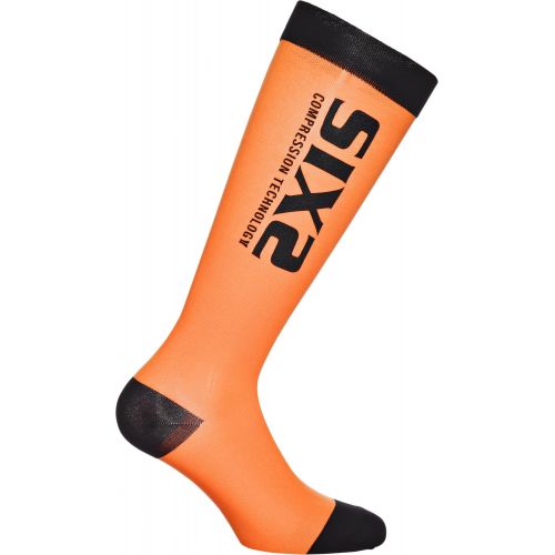 CHAUSSETTES RECOVERY SOCK, ORANGE/BLACK