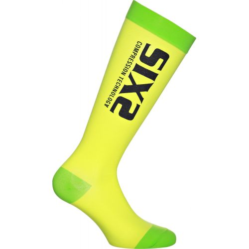 CHAUSSETTES RECOVERY SOCK, YELLOW/GREEN