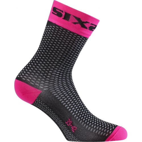 CHAUSSETTES SIXS SHORT S, PINK FLUO