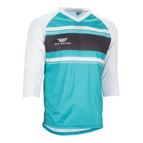 MAILLOT FLY RIPA TEAL HEATHER WHITE