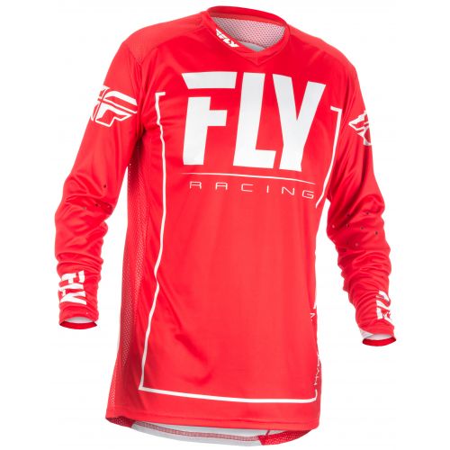 MAILLOT FLY LITE HYDROGEN 2018 ROUGE/BLANC